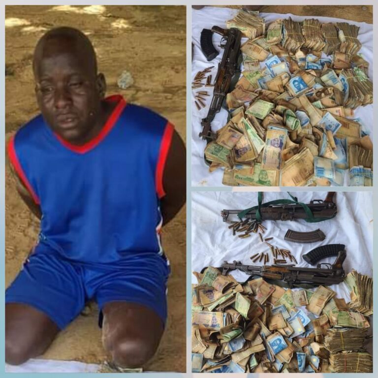 Police Arrest Man with N4.9m Stolen Cash, Recover 2 Guns, 47 Bullets