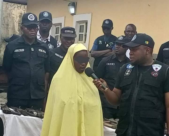 Abuja: Woman Arrested With AK-47 Hidden In Garri Sack