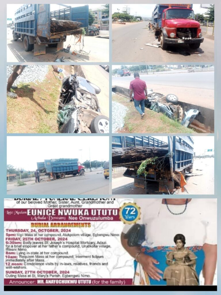 In Anambra, Newly Married Man Dies Few Days to Mother’s Burial After Hitting Abandoned Trailer
