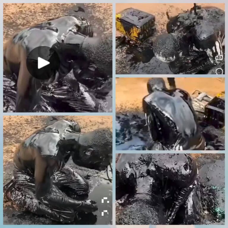 Alleged Nnewi Mechanic Drenched With Condemned Engine Oil During Graduation (Video)