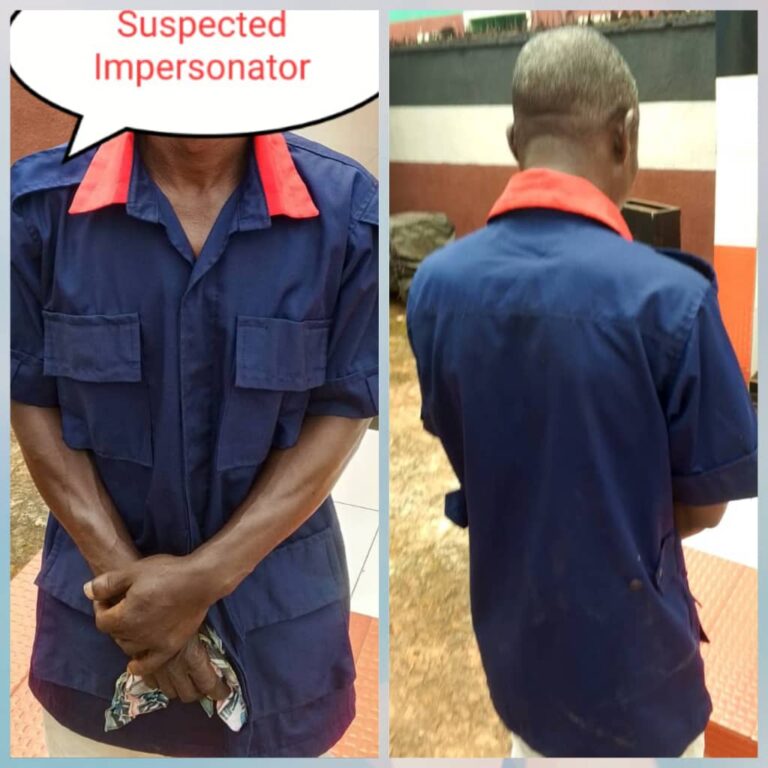 How I Got My Uniform — Fake ‘Civil Defence’ Officer Arrested in Anambra