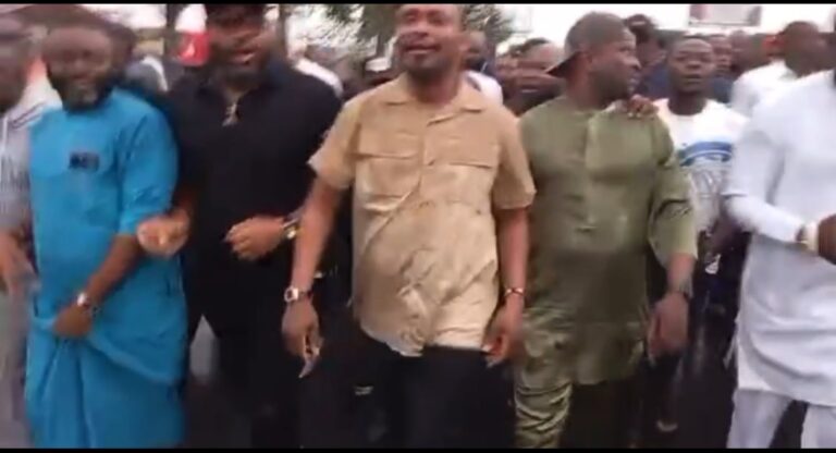 Protesters Gather at RSIEC, Demand Local Government Elections Proceed as Scheduled