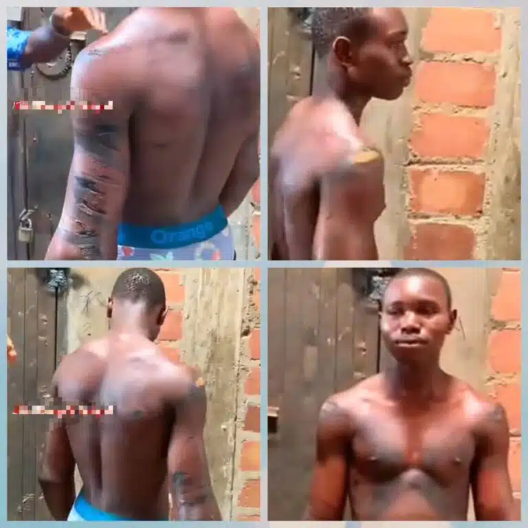 In Nnewi, Enugu-born Businessman Brutalizes Apprentice for Allegedly Buying Phone (Video)