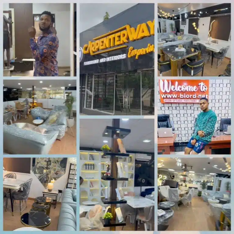 26-Year-Old Anambra Carpenter Builds Most Stylish Showroom in Awka, Gets Massive Contracts from B-Lord