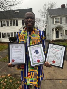 Nigerian who wrote WASSCE 17 times bags distinction from London School