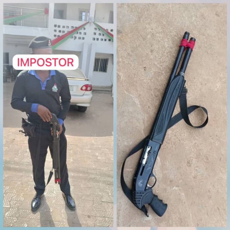 Police Impostor Arrested with Pump Action in Anambra