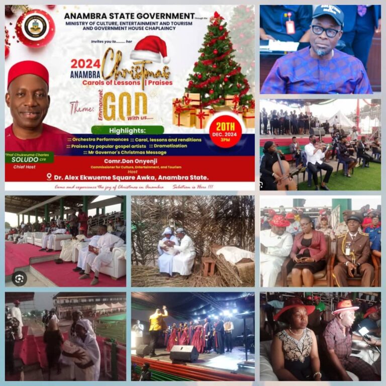 Colourful Evening, As Anambra State Holds 2024 Festival of Carol and Nine Lessons