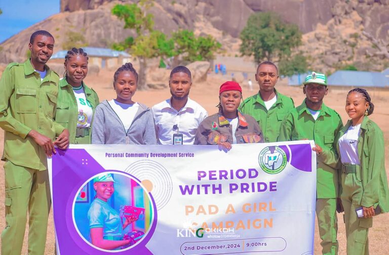 Empowering Girls: The Pad A Girl Campaign – Period with Pride in Bauchi State – By Daure David