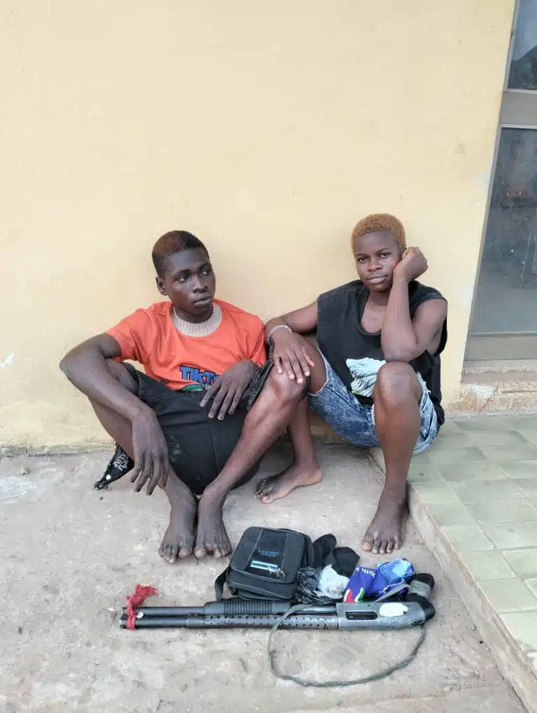 Two Arrested After Robbery Operation with Gun Snatched from Hotel Worker in Anambra