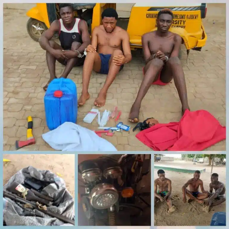 Local Pot, Guns, Candles, Others Recovered As Police Arrest Six in Anambra