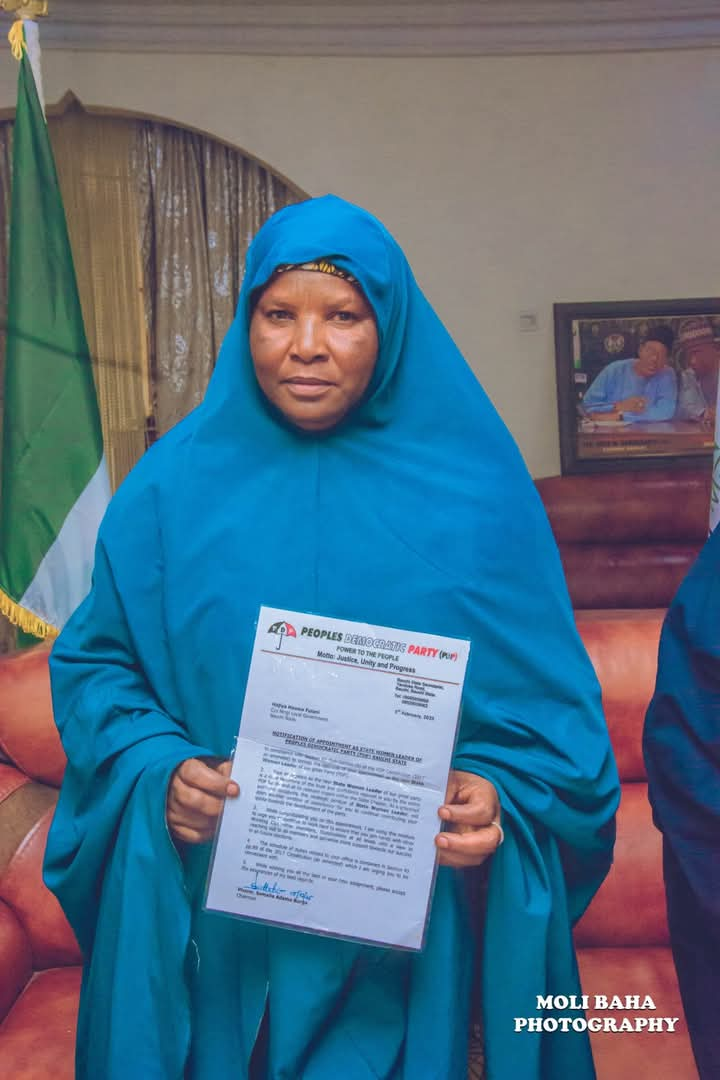 PDP Appoints Hauwa Fulani as Women Leader of Bauchi State Following Removal of Hajiya Maimuna Ahmed For Anti-Party Activities