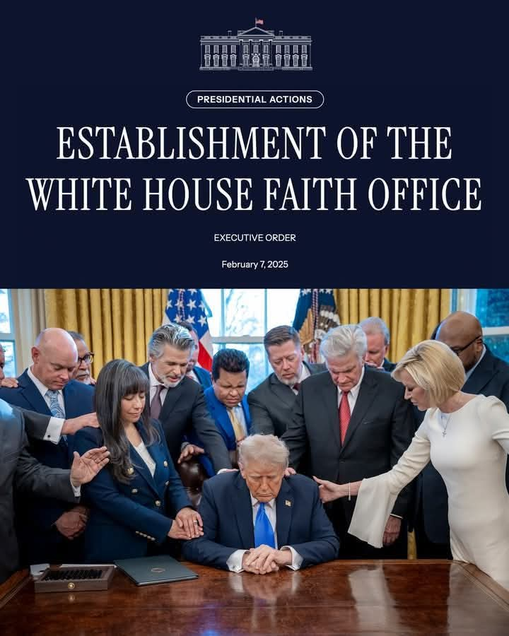 President Trump Signs Executive Order to Establish White House Faith Office, Empowering Faith-Based Organizations