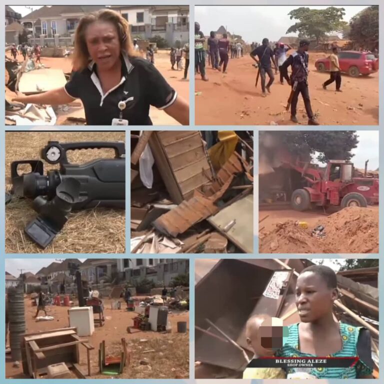 Soludo’s Agents Allegedly Demolish NTA’s Property in Onitsha, Brutalize Many Journalists, Others (Video)