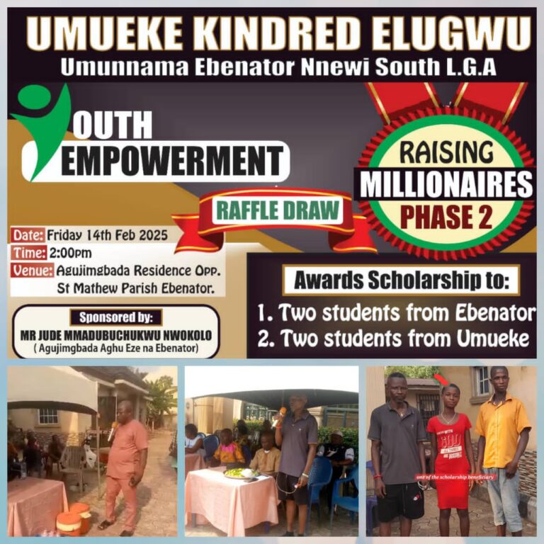 Anambra Philanthropist, Nwokoro, Continues Drive to Raise More Millionaires in Ebenator