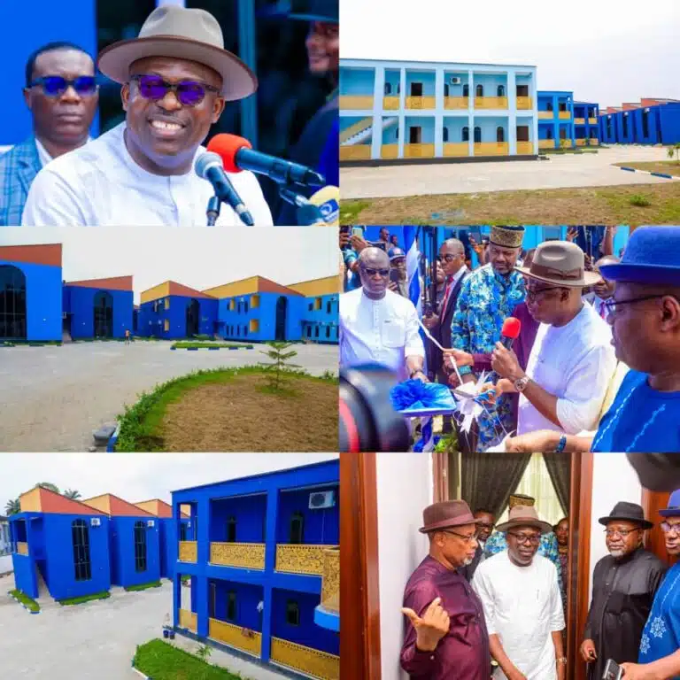 Gov. Fubara Vows to Defend Rivers Interests at All Costs Against Nebuchadnezzar, Commissions New Staff Quarters