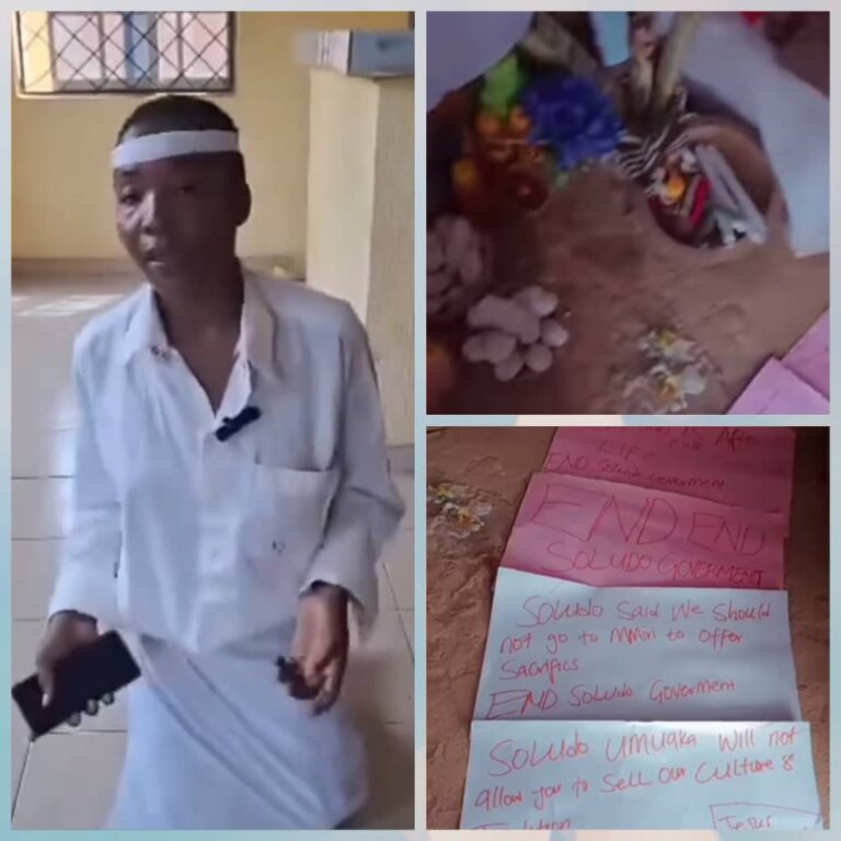 Breaking! Security Operatives Arrest Ada Ekwensu in Anambra (Videos)