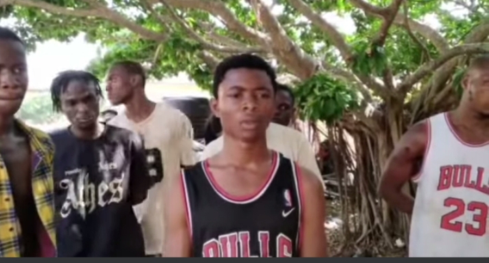 7 ‘Students’ Arrested at Yahoo Yahoo Training Centre in Anambra (Video)