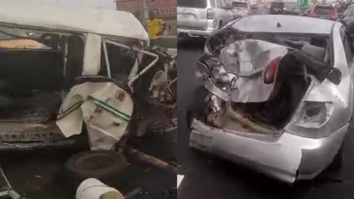 Passengers Injured, As EBOTRANS Bus Overturns On Umuahia Highway
