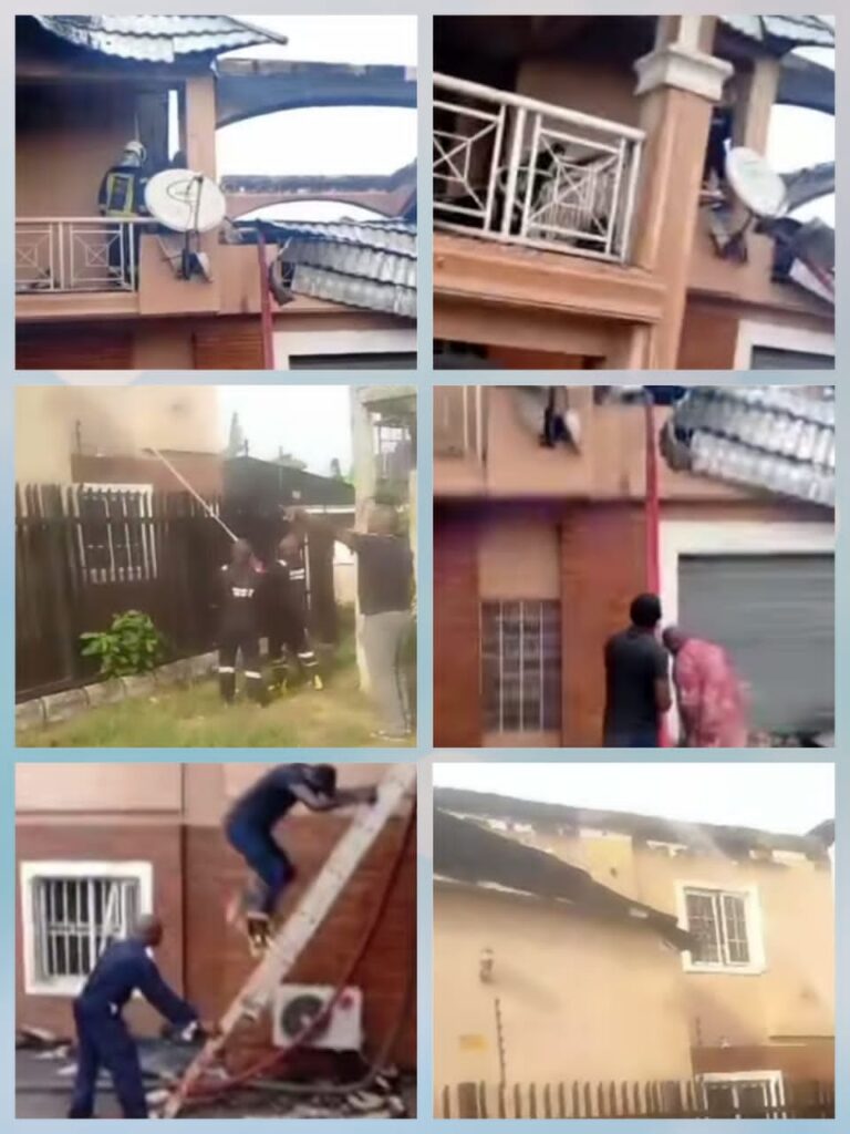 Firefighter Critically Injured, Hospitalized as Anambra Fire Service Quenches Another Fire Incident in Onitsha (Video)