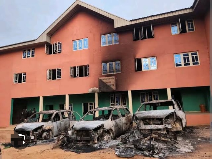 Police Take Over Scene as Gunmen Attack Security Office in Anambra, Set Vehicles on Fire