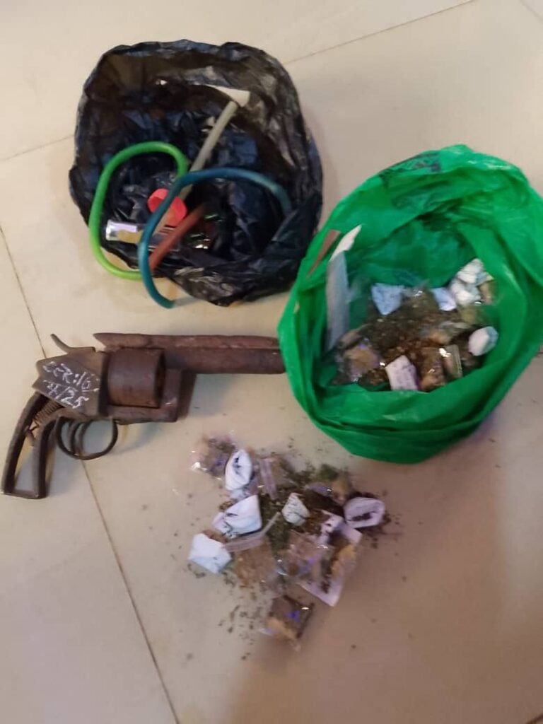 ‘Nwa Onitsha’ on the Run as Police Arrest 3, Recover Gun, Hard Drugs from Criminal Den in Awka