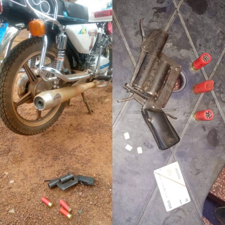 Fake Passenger Arrested After Robbing Okada Rider, Gun, Others Recovered