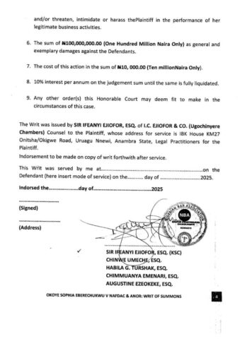 Lawyer Files Case Over Ogbo-Ogwu Bridge Head Market Violations - NAFDAC In The Eye Of The Storm!
