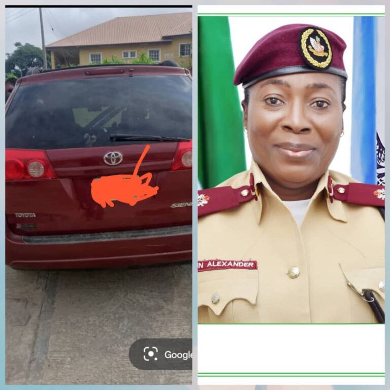 FRSC Uses Technology to Identify, Recover Stolen Vehicle in Anambra