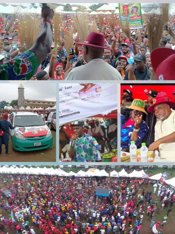 Massive Turnout as Ukachukwu, Ekwunife Storm Nnewi South for APC’s Tour Ahead Anambra Guber