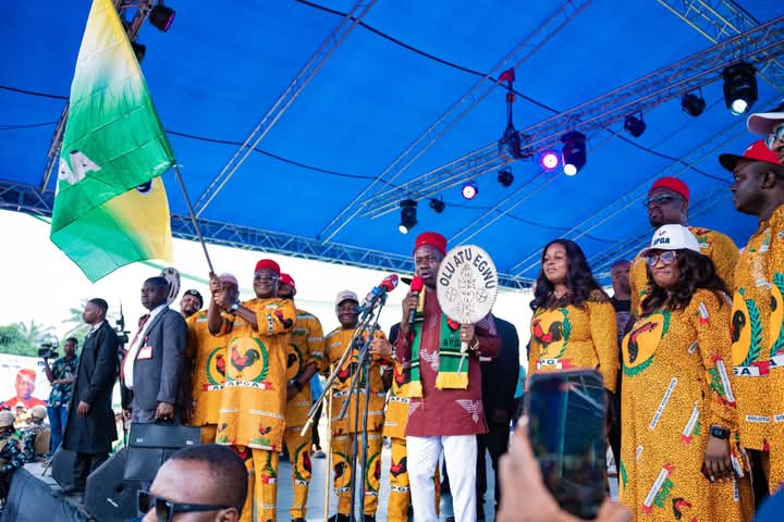 Soludo Gets Chieftaincy Title, ₦100m Cheque from Anambra South, as Nwachukwu Flags Off Senatorial Campaign