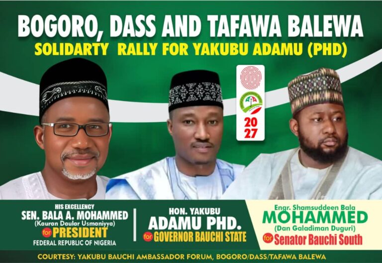 Yakubun Bauchi Ambassador Forum To Hosts Solidarity Rally for Governorship and Senate Aspirants