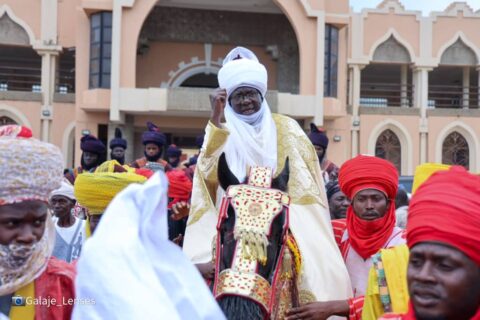 Emir of Bauchi turbans 9th Alkaleri Monarch