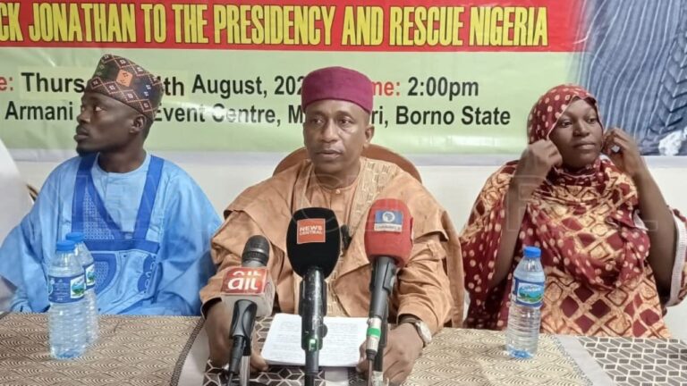 ‘Bring Back Our Goodluck’ Movement Rallies in Maiduguri, Urges Jonathan to Return