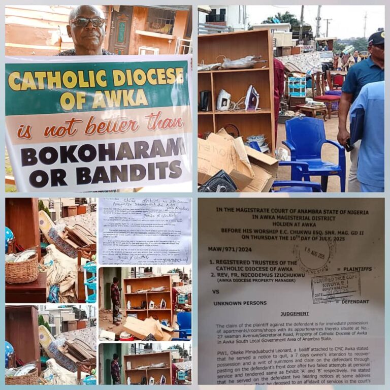Eviction: Obi Slams Awka Catholic Diocese, Demands Written Apology, ₦25m Compensation
