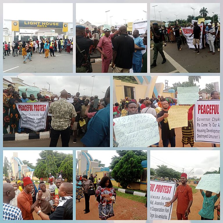 Isuanionacha Villagers Storm Awka, Cry to Soludo over Alleged Land Grabbing by Housing Corporation