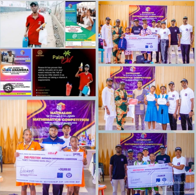 In Anambra, Young Graduate Uses Hawking Proceeds to Host Maiden Mathematics Competition for Schoolchildren