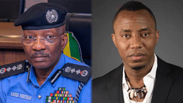 IGP Egbetokun secretly seeks court order to detain Sowore for two weeks