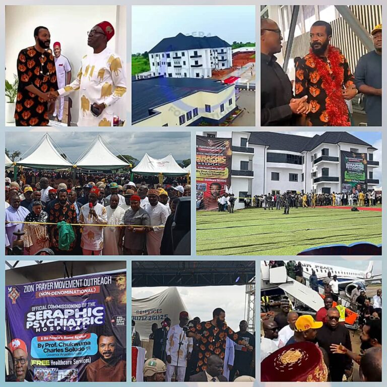 Ebuka Obi, Peter Obi, Soludo, Others in Anambra as Zion Opens Free Psychiatric Hospital, Old People’s Home in Aguleri (Videos)