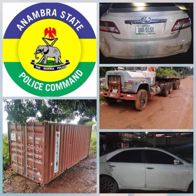 Anambra Police Rescue Man Who Kidnapped Neighbour’s 3 Children Eating in Their House, Nab 2 Others for Stealing Vehicles