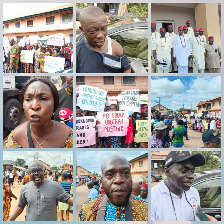 Our PG Used Security to Chase Me Off My Land, Built His House — Elderly Anambra Farmer Cries Out, As Protest Rocks Enugwu-Agidi (Video)