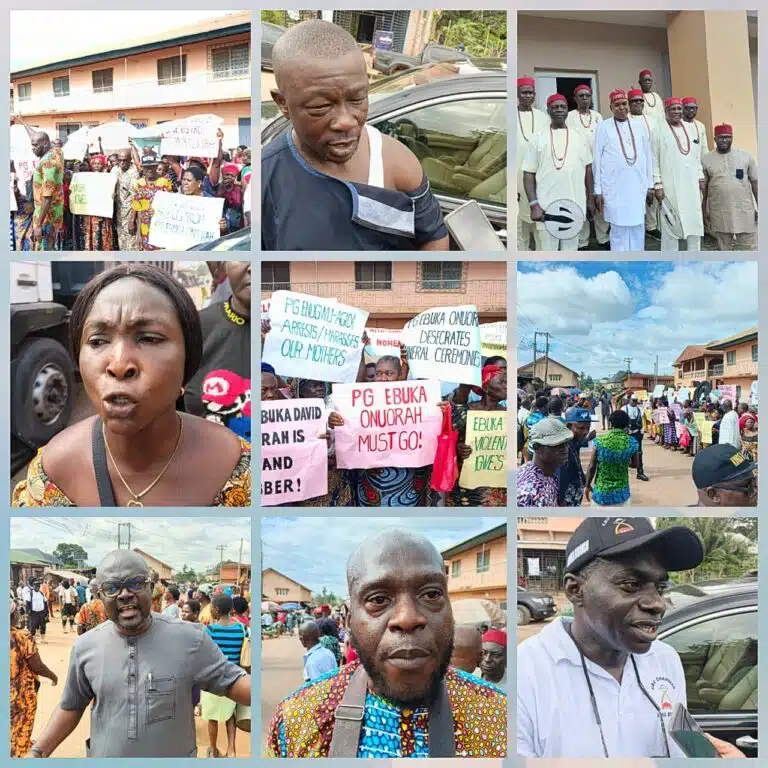 Our PG Used Security to Chase Me Off My Land, Built His House — Elderly Anambra Farmer Cries Out, As Protest Rocks Enugwu-Agidi (Video)