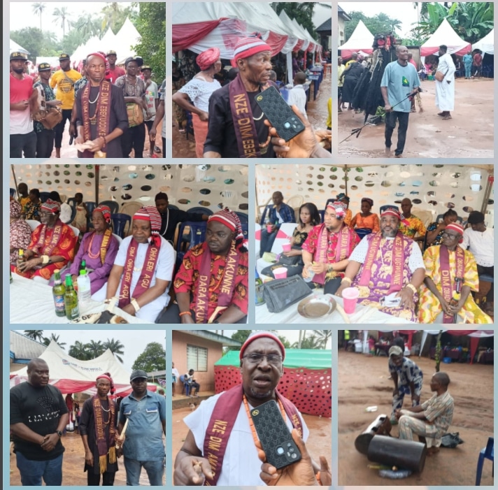 Fanfare and Funfair as Ebenator Celebrates New Ọzọ Title Holder, Dim Ebekuodike