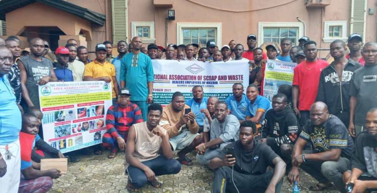 Scraps dealers get exclusive training on safety practice and endorse Soludo for 2nd tenure