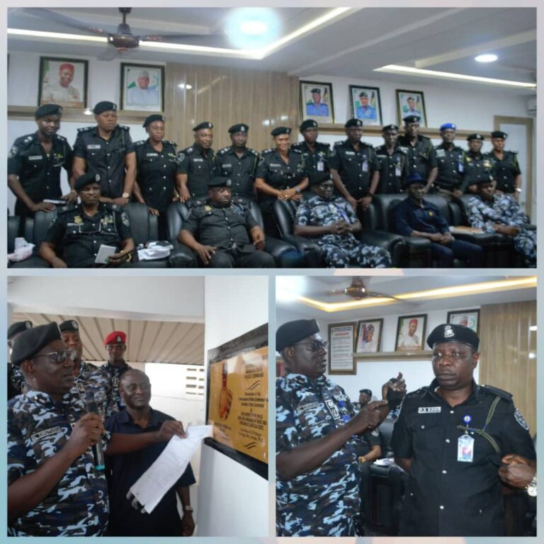 CP Orutugu Decorates 14 Newly Promoted Officers, Unveils Hall Renovated by Bayelsa Monarch