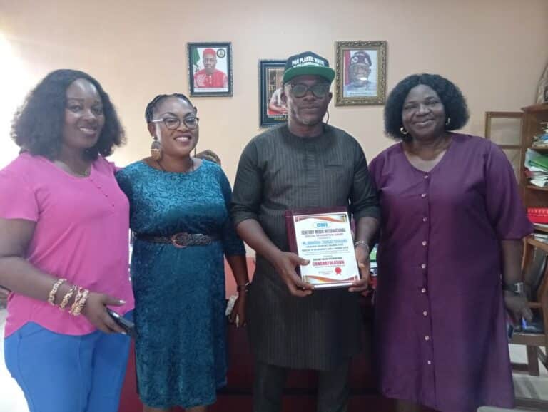 Century Media Honours Anambra Environment Perm Sec for Outstanding Service