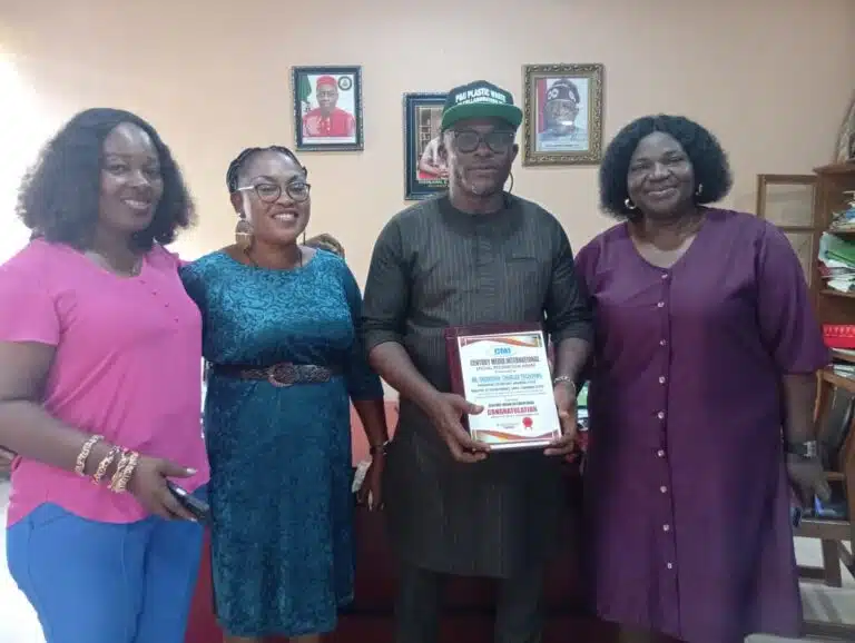 Century Media Honours Anambra Environment Perm Sec for Outstanding Service