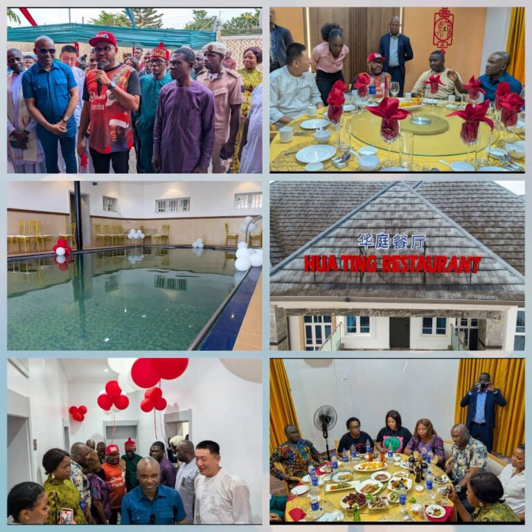Deputy Governor Ibezim Commissions Chinese Restaurant in Awka, Declares Anambra Investment-Friendly, Safer Than Ever