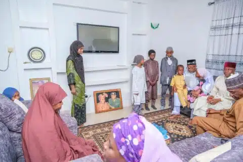 Mohammed Pays Condolence Visit to Family of Late Former Bauchi Gov. Abu Ali