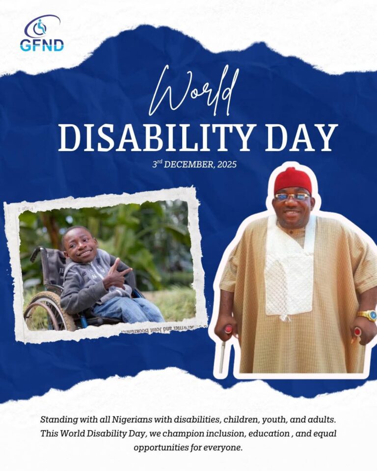 Disability Is Not a Barrier to Greatness — Hon. Meju Reminds Nigerians on 2025 IDPD