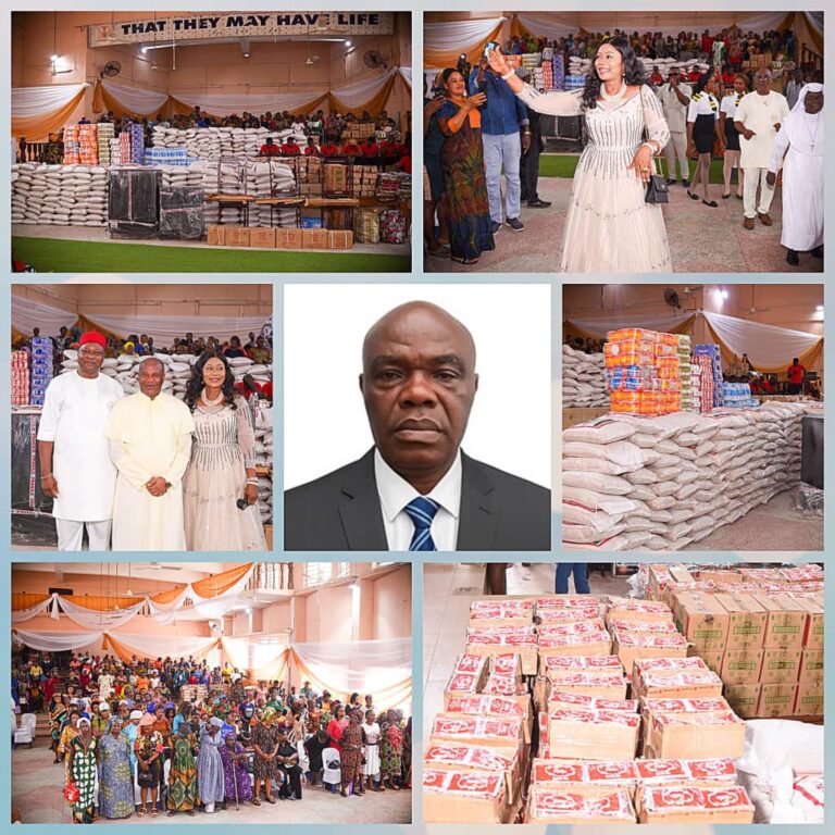 Ogabido Endorses Lady Ukeji After Another Mega Yuletide Outreach in Anambra, Says She’ll Will Do Wonders If Given Public Office